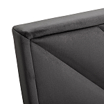 Кровать серая с подъемным механизмом Adelaide варинант исполнения - 3 | Loft Concept в Новосибирске