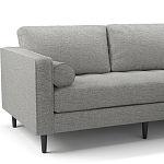 Мебельная ткань Шенилл серый цвет 138 см T4-29 варинант исполнения - 5 | Loft Concept в Новосибирске