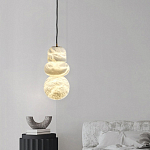 Подвесной светильник с фигурными плафонами Stone Triad варинант исполнения - 7 | Loft Concept в Новосибирске