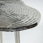 Металлический кофейный столик Puddle Silver варинант исполнения - 2 | Loft Concept в Новосибирске