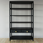 Стеллаж с двумя ящиками Elsa Dreams Black варинант исполнения - 4 | Loft Concept в Новосибирске