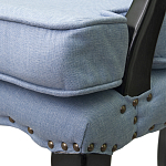 Кресло Aubrey Classical Armchair blue flax варинант исполнения - 4 | Loft Concept в Новосибирске