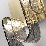 Бра волнистой формы из фактурного стекла Wave варинант исполнения - 4 | Loft Concept в Новосибирске