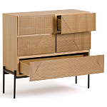 Комод с геометрическим рисунком на ящиках Anders Light Wood варинант исполнения - 4 | Loft Concept в Новосибирске