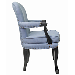 Кресло Aubrey Classical Armchair blue flax варинант исполнения - 1 | Loft Concept в Новосибирске