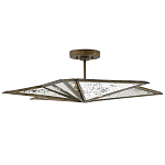 Потолочный светильник фигурный с состаренными зеркальными панелями Antique Mirror варинант исполнения - 2 | Loft Concept в Новосибирске