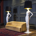 Лампа MANNEQUIN LAMP с абажуром созерцание силуэта варинант исполнения - 4 | Loft Concept в Новосибирске