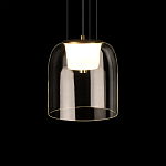 Подвесной светильник с цилиндрическим прозрачным стеклянным плафоном Grada Light варинант исполнения - 5 | Loft Concept в Новосибирске