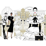 Megan Hess. Elegance варинант исполнения - 4 | Loft Concept в Новосибирске