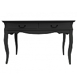 Консоль черного цвета из массива бука в стиле прованс Black Provence варинант исполнения - 2 | Loft Concept в Новосибирске