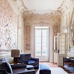 Обои ручная роспись Earlham Almost Mauve варинант исполнения - 2 | Loft Concept в Новосибирске