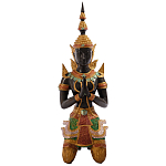 Декоративная статуэтка из бронзы Будда Bronze Kneeling Buddha варинант исполнения - 1 | Loft Concept в Новосибирске