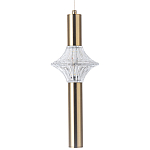 Подвесной светильник Toussaint Metal Tube Brass Hanging Lamp варинант исполнения - 1 | Loft Concept в Новосибирске