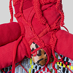 Настенный ковер разноцветный из одежды Heart варинант исполнения - 4 | Loft Concept в Новосибирске