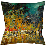 Подушка декоративная Париж Impressionism in Art варинант исполнения - 1 | Loft Concept в Новосибирске