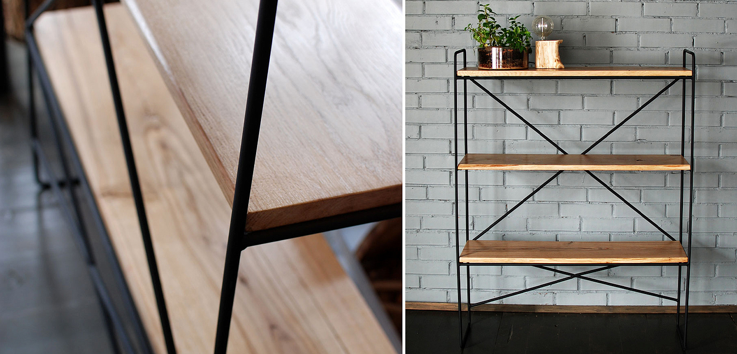 Стеллаж Ridley Industrial Metal Rust Rack Стеллаж Ridley Industrial Metal Rust Rack - Loft-Concept в Новосибирске