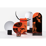 Дизайнерский держатель для фотографий Poltronova Ofelia Rosso Francia Photo Holder варинант исполнения - 6 | Loft Concept в Новосибирске