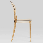 Прозрачный стул с янтарным оттенком LOUIS GHOST CHAIR варинант исполнения - 2 | Loft Concept в Новосибирске