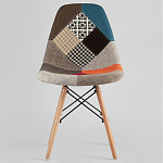 Стул с обивкой в технике пэчворк DSW варинант исполнения - 2 | Loft Concept в Новосибирске