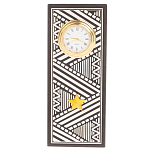 Часы подарочные настольные в виде погона Генерала из натурального камня Змеевик Silver Military Clock варинант исполнения - 10 | Loft Concept в Новосибирске