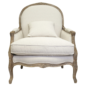 Кресло Ava Classical Armchair beige flax