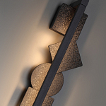 Бра вертикальное с черными кругами и квадратами Gravyura варинант исполнения - 2 | Loft Concept в Новосибирске