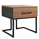 Тумба прикроватная с ящиком в стиле лофт Urban Style Space варинант исполнения - 1 | Loft Concept в Новосибирске