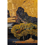 Кофейный стол с японским пейзажем Bohemia coffee table  варинант исполнения - 6 | Loft Concept в Новосибирске