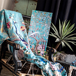 Постер на холсте в стиле шинуазри с изображением сада Chinoiserie Gazebo in the Imperial Garden Poster варинант исполнения - 3 | Loft Concept в Новосибирске