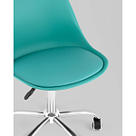 Офисный стул на металлическом основании EGGERY Blue пластик варинант исполнения - 2 | Loft Concept в Новосибирске