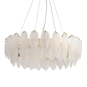 Люстра Mont Saint-Michel Золотая с Рельефным Стеклом