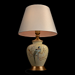 Настольная лампа бежевая с изображением птиц Slip Away варинант исполнения - 4 | Loft Concept в Новосибирске