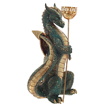 Подсвечник в виде дракона Dragon Candlestick Red Gold Blue Green варинант исполнения - 4 | Loft Concept в Новосибирске