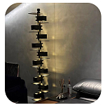 Торшер с каркасом из множества полок Links варинант исполнения - 1 | Loft Concept в Новосибирске