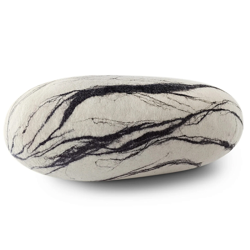 Пуф - Камень Nullah Черно-белый в Новосибирске | Loft Concept 