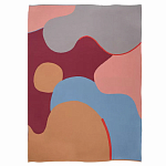 Плед из хлопка с абстрактным принтом Elysian Flow Ember варинант исполнения - 1 | Loft Concept в Новосибирске