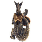 Часы в виде дракона Gold Black Dragon with Clock варинант исполнения - 2 | Loft Concept в Новосибирске