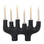 Подсвечник алюминиевый черный Ember варинант исполнения - 1 | Loft Concept в Новосибирске