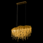 Люстра подвесная с металлическими цепочками и изогнутыми металлическими дугами 72 см Atlantis Chain варинант исполнения - 15 | Loft Concept в Новосибирске