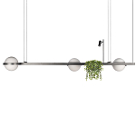 Подвесной линейный светильник Barbell варинант исполнения - 1 | Loft Concept в Новосибирске