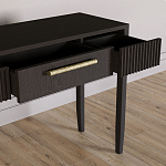 Элегантная Консоль Primo с выдвижным ящиком Темный орех варинант исполнения - 4 | Loft Concept в Новосибирске