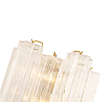 Бра с вертикальными стеклянными подвесками Hexagon Tube Light варинант исполнения - 4 | Loft Concept в Новосибирске