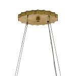 Люстра овальная в сочетании черного и золотого цвета Mesh Lighting варинант исполнения - 5 | Loft Concept в Новосибирске