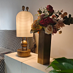 Настольная лампа в виде фонаря с белым фактурным абажуром Echoes of Light варинант исполнения - 4 | Loft Concept в Новосибирске