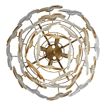 Люстра конусообразная с цветочными мотивами Light Floral Glow варинант исполнения - 6 | Loft Concept в Новосибирске