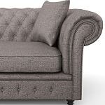 Мебельная ткань Шенилл серый цвет 138 см T4-32 варинант исполнения - 12 | Loft Concept в Новосибирске