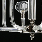 Люстра с 8-ю лампами и гранеными стеклянными плафонами Prism Gala варинант исполнения - 10 | Loft Concept в Новосибирске