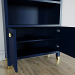 Книжный Стеллаж Elsa Dreams Blue с задней стенкой варинант исполнения - 3 | Loft Concept в Новосибирске