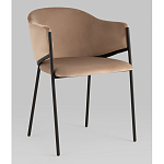 Стул Brace велюр капучино варинант исполнения - 1 | Loft Concept в Новосибирске