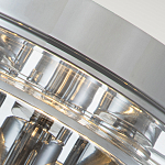 Потолочный светильник для ванных комнат с круглым стеклянным плафоном и тремя лампами Quoizel варинант исполнения - 8 | Loft Concept в Новосибирске